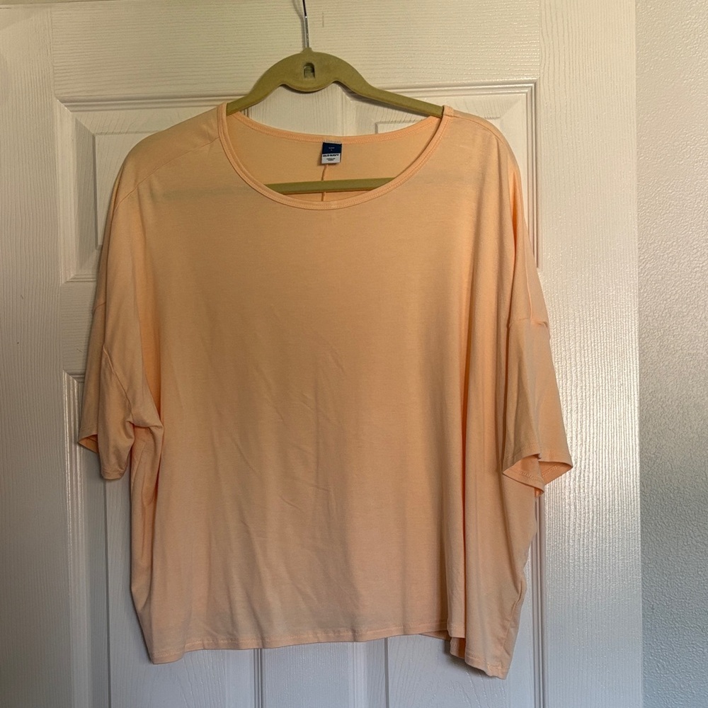Old Navy Light Peach Short Sleeve Tee